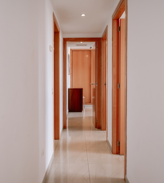 Resa Estates Ibiza te koop sale es vive apartment roof terrace hallway.JPG